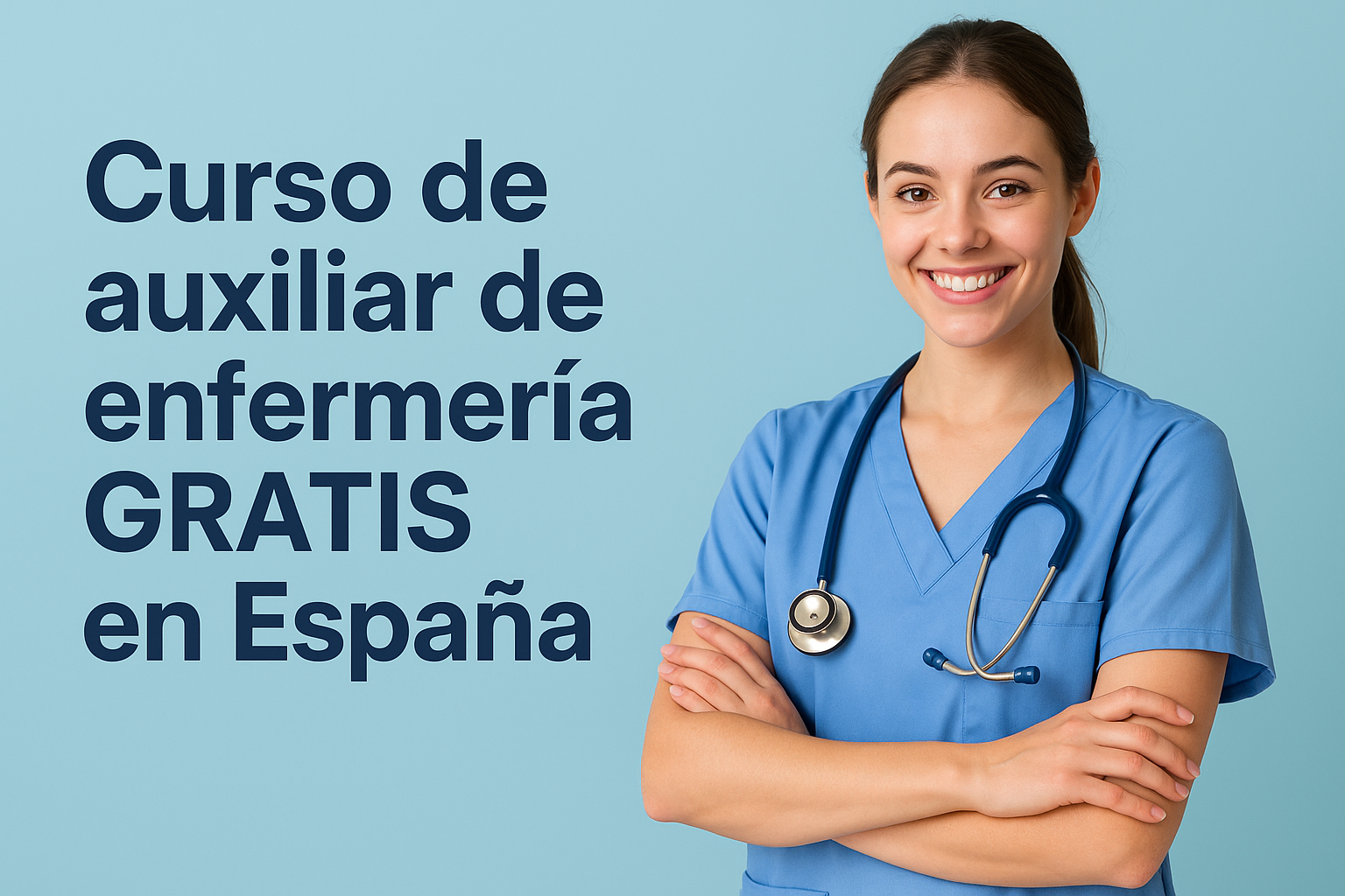 Curso de auxiliar de enfermería gratis en España
