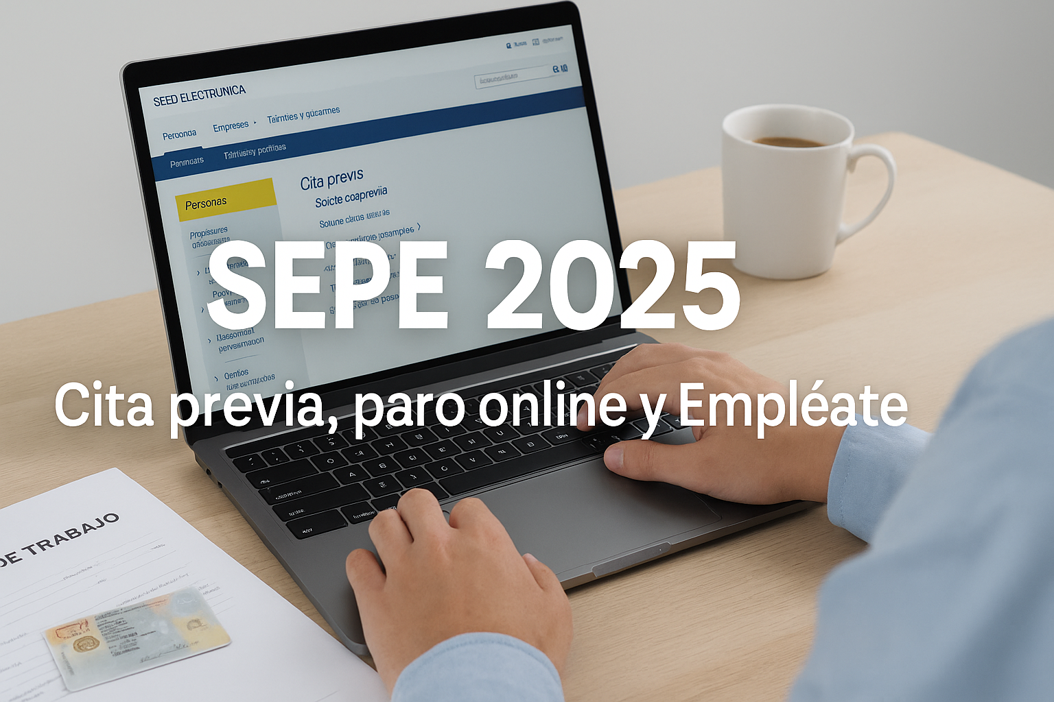 Pedir cita y solicitar prestaciones del SEPE online en 2025