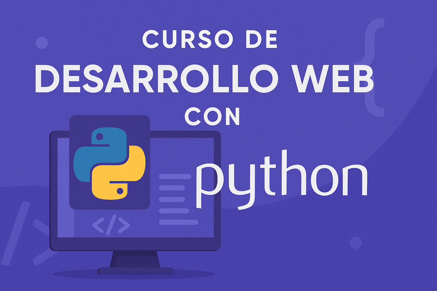 Curso de Desarrollo web con Python gratis en España