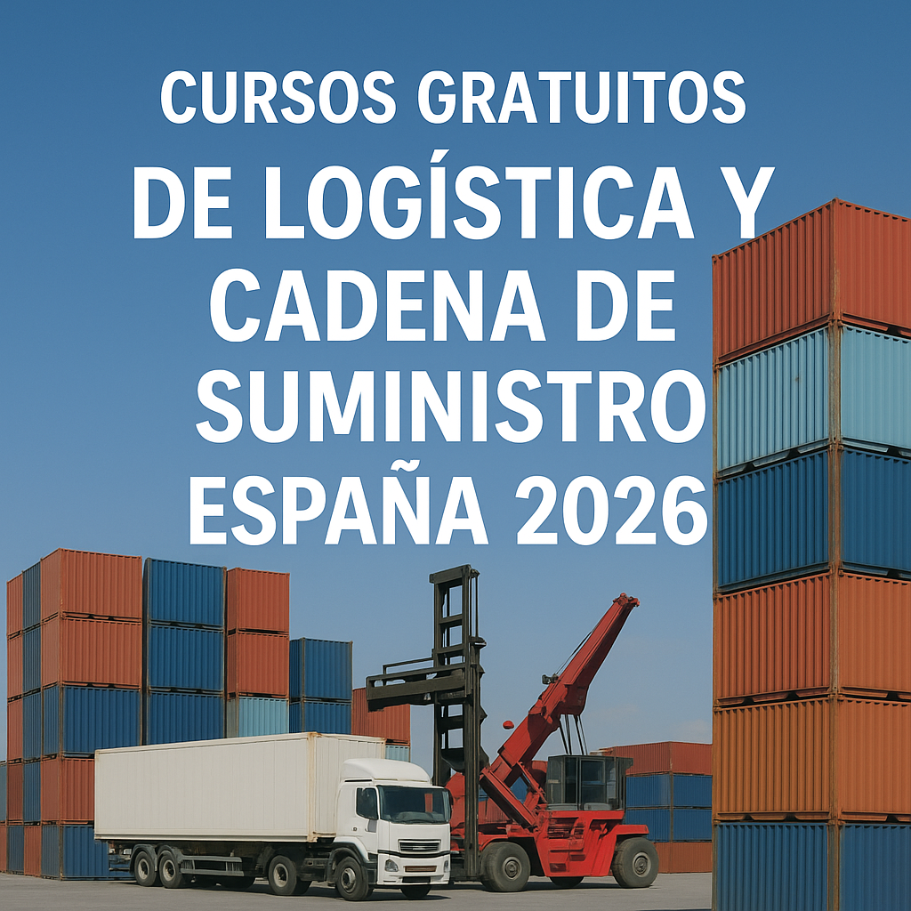 Cursos Gratuitos de Logística y Cadena de Suministro en España 2026