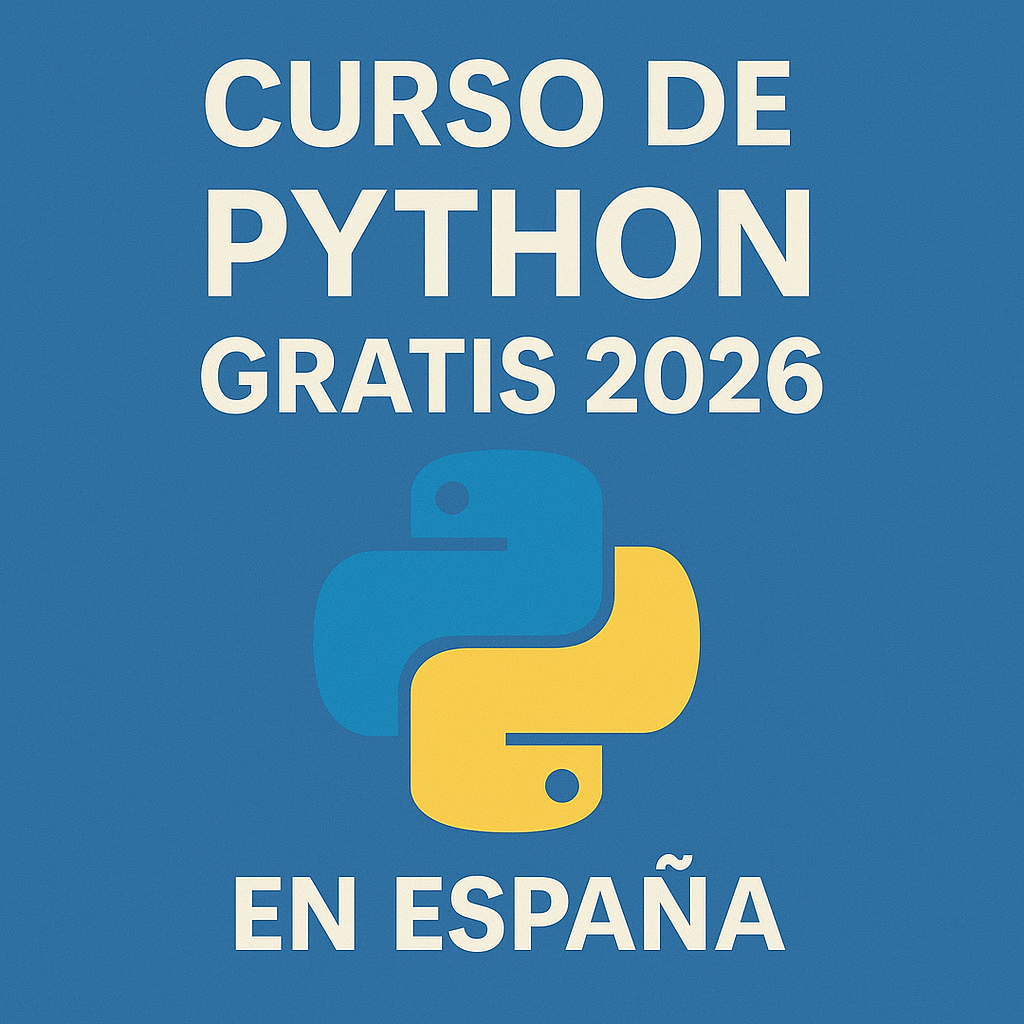 Curso de Python gratis 2026 en España - programación desde cero