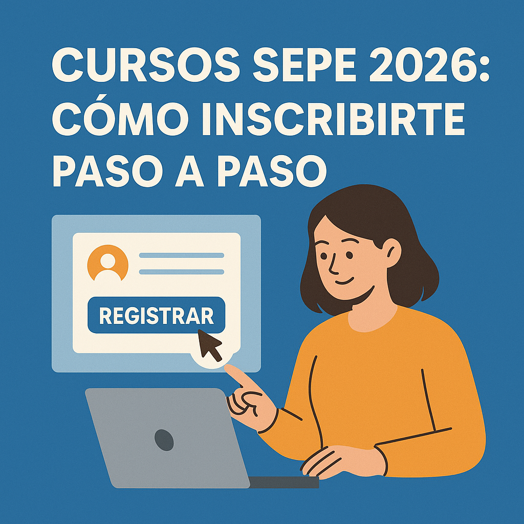 Cursos SEPE 2026: cómo inscribirte paso a paso