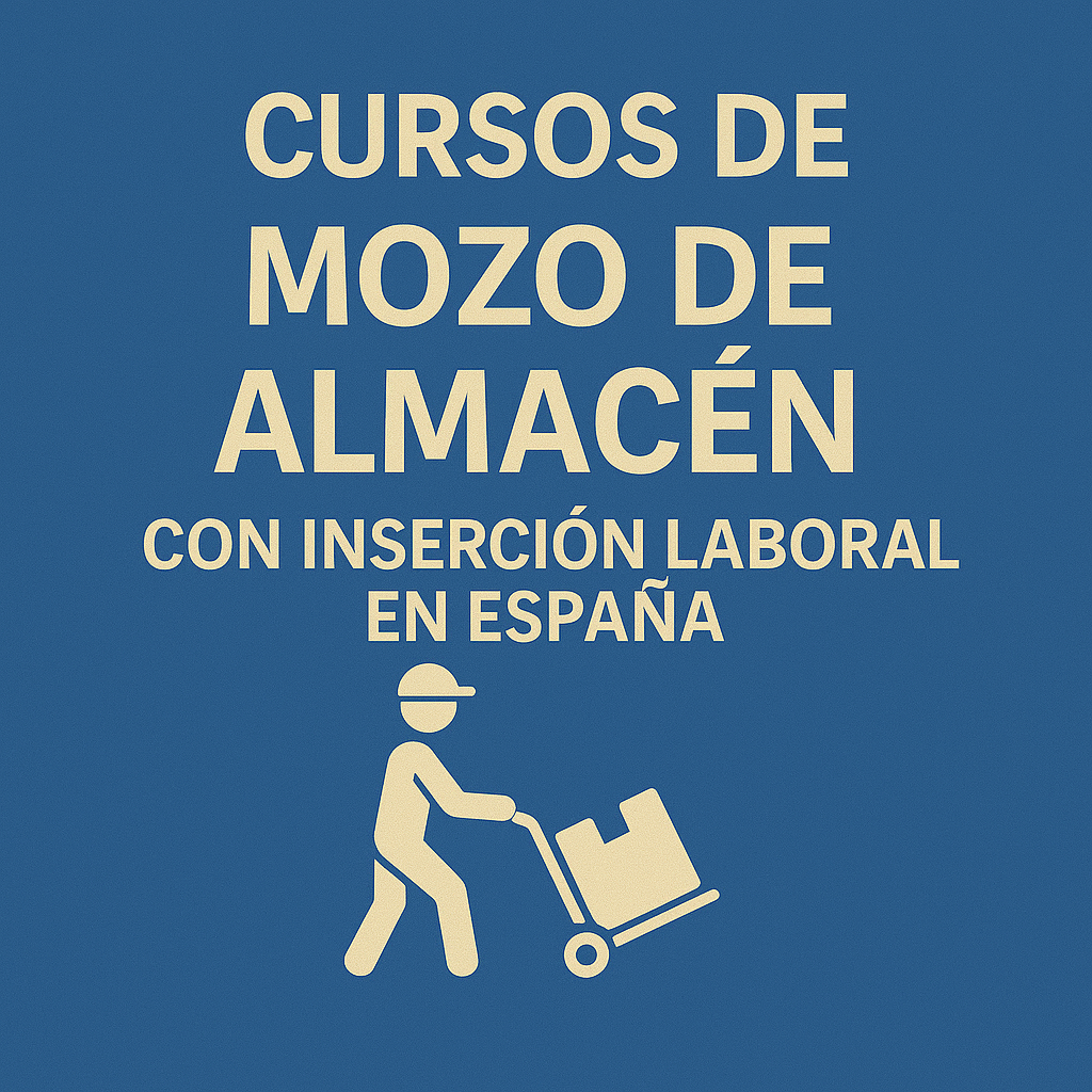 Cursos de Mozo de Almacén con Inserción Laboral en España
