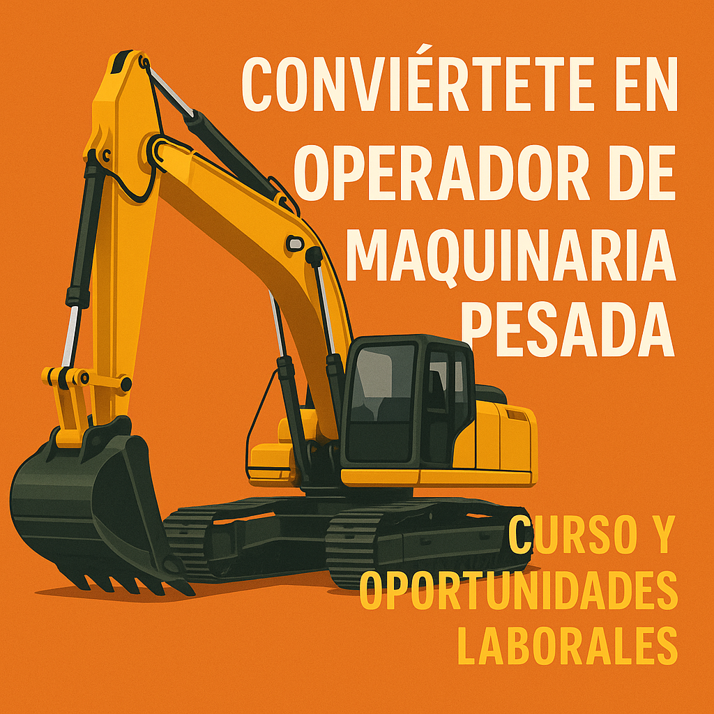 Conviértete en Operador de Maquinaria Pesada: Curso y Oportunidades Laborales