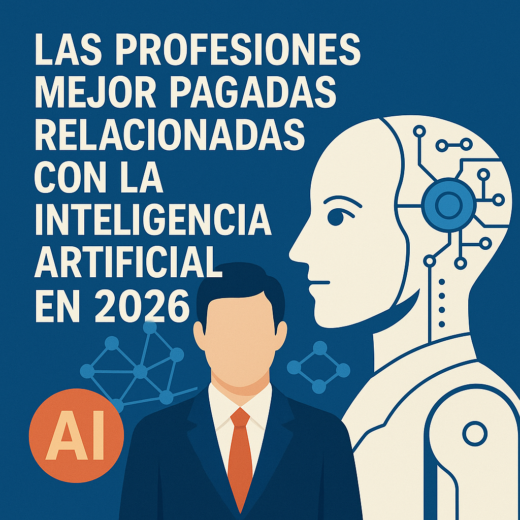 Las profesiones mejor pagadas relacionadas con la Inteligencia Artificial en 2026