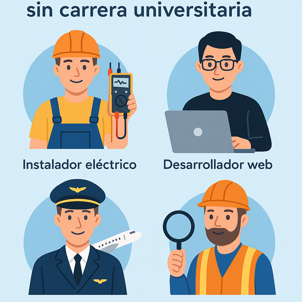 Los trabajos mejor pagados en 2026 sin carrera universitaria
