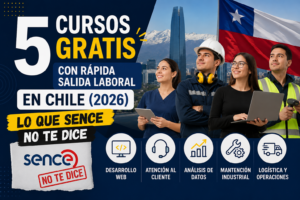 cursos gratis con salida laboral en Chile 2026 - guía completa SENCE