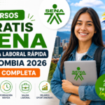 cursos gratis SENA salida laboral rapida Colombia 2026 guia completa